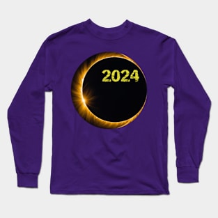 solar eclipse t shirt Long Sleeve T-Shirt